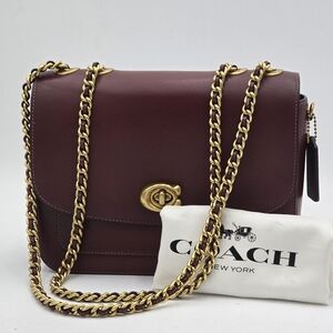 Coach Madison Convertible Shoulder Bag, Wine,  EUC